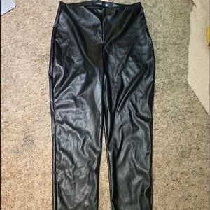 Missguided faux leather pants